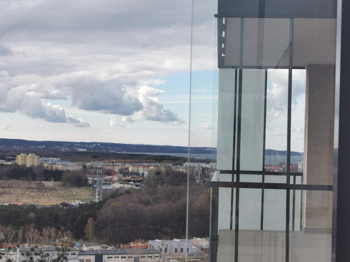 Apartament Przy Bursztynowym Stadionie Danzica Esterno foto